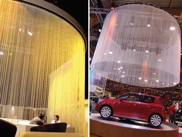 ShowTex Rental | Spaghetti koordgordijnen ShowTex Rental | Spaghetti koordgordijnen